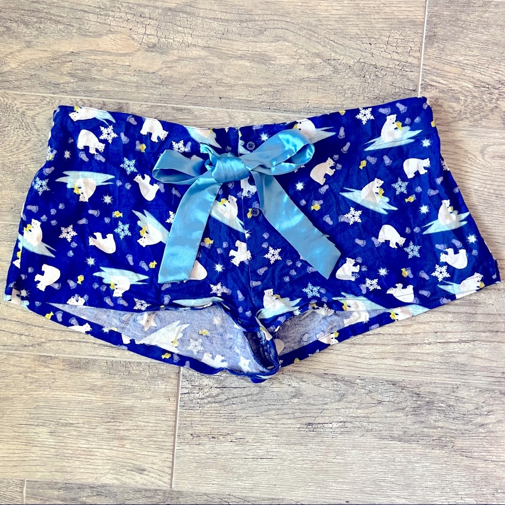 Pandemonium Flannel Pajama shorts Sz Large